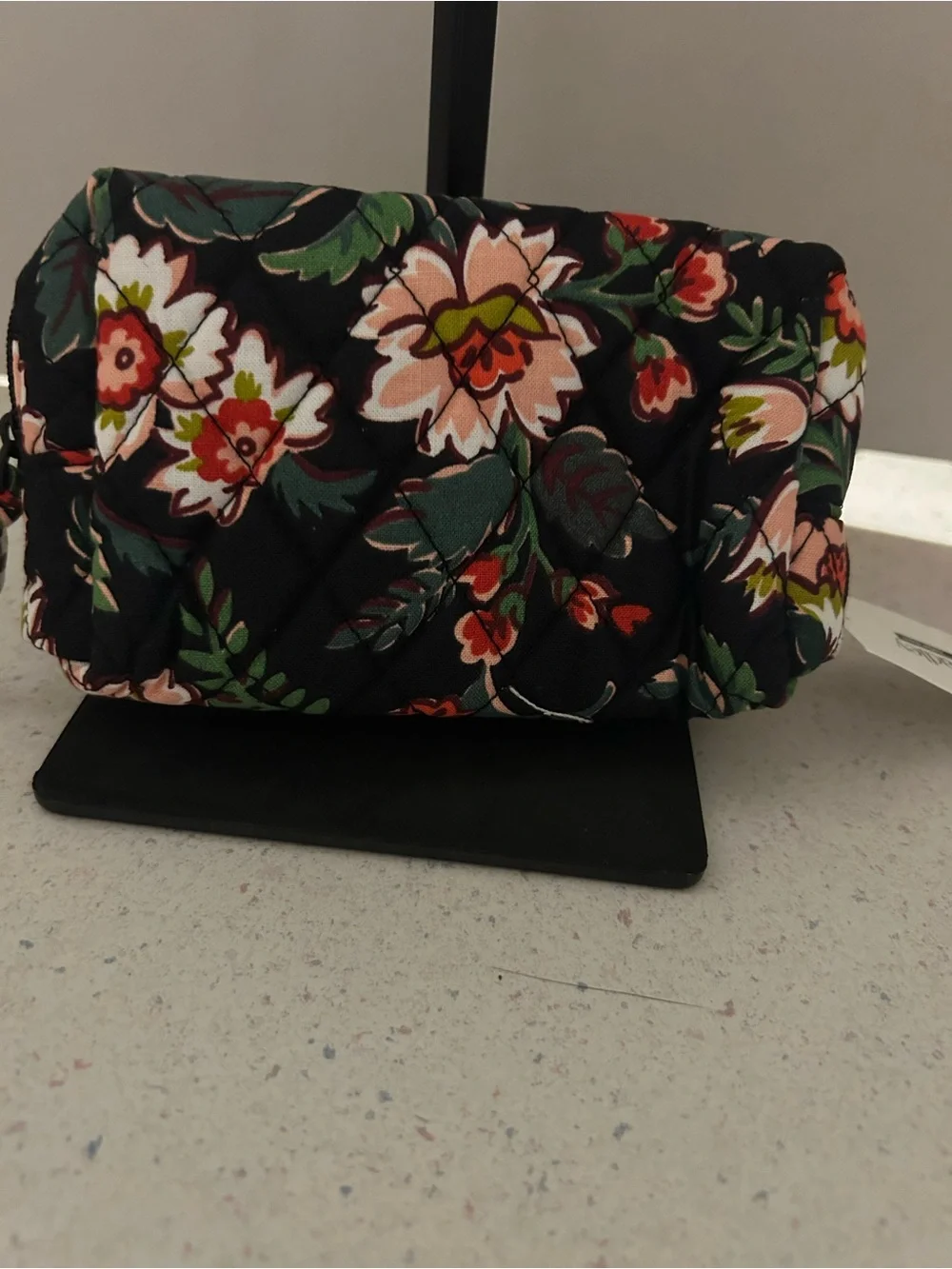 Vera Bradley Floral Quilted Cosmetic Pouch NWT